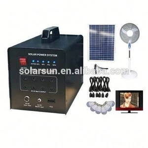Energy saving 40w solar kit generator 40w solar energy system with battery up for power bank station blackout area 40 watt