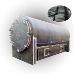 Energy saving large capacity machine for carbonizing charcoal stove furnace used for wood log and coconut shell