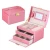 Import Environment Friendly Multi Color Faux Leather Jewelry Box With Lock from China