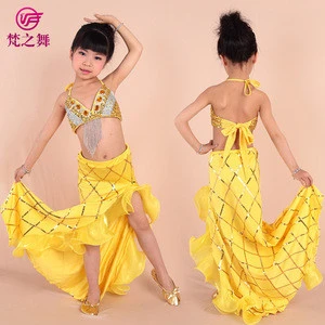 ET-069 Factory direct selling kids exotic belly dance wear girls dancing costumes
