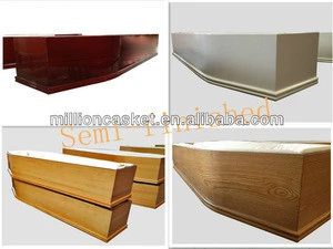 European style wooden cremation coffin/casket, funeral supplies