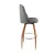 Import fabric used casino chairs with steel tube legs high bar stools from China