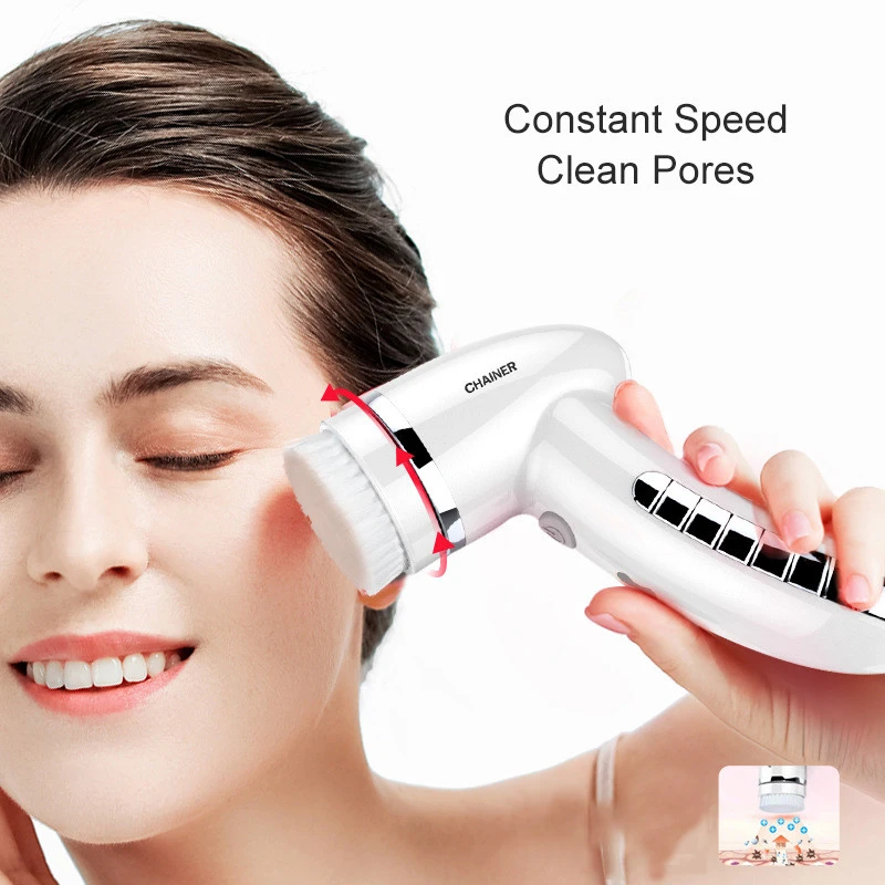 Face Cleaner Full Body Waterproof USB Charging Four-in-one Electric Cleansing Instrument