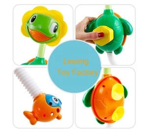 Factory Baby Bath Toys Turtle Shape Spray Bathing Tub Fountain Toys Bathtub Playing Toy for Baby Kids