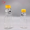 factory bulk sale fda sample free pp screw lid bear shape 250g 500g honey packing plastic empty squeeze bottle