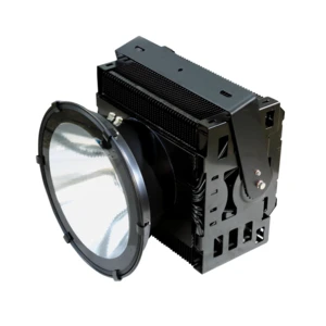 Factory direct ac100-277V IP65 outdoor finned aluminum LED square lighting  LED tower hanging lamp searchlight KH-MLE-43