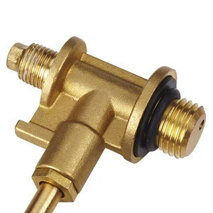Factory direct copper body valve stem, cylinder camping valve ZF12