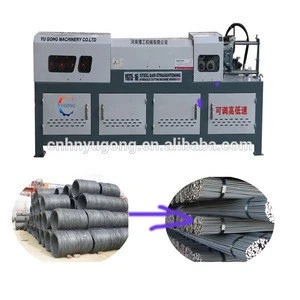 Factory direct High Quality Plate Rebar Straightener And Cutter Machinery Tool Metal Construction Cutting Straightening Machine