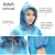 Import Factory direct sale security safety rubberized rubber reusable poncho regen rainwear waterproof ponco raincoat from China
