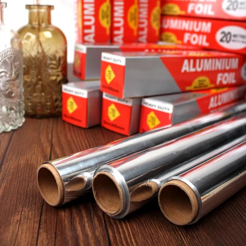 Factory Direct Selling Custom Household Food Grade Extra Long Disposable Catering 8011 Aluminium Foil Roll