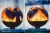 Import Factory Directly  24 30 inch metal sphere fire pits from China