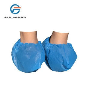 Factory Disposable boot CPE shoe cover Convenient supplies used in workplace