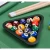 Import Factory hot sale indoor mini snooker pool billiard table for kids desktop billiard table kids gift tabletop pool balls sets from China