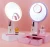 Import Factory outlet LED desktop mirror small makeup table with lighted mirror from China