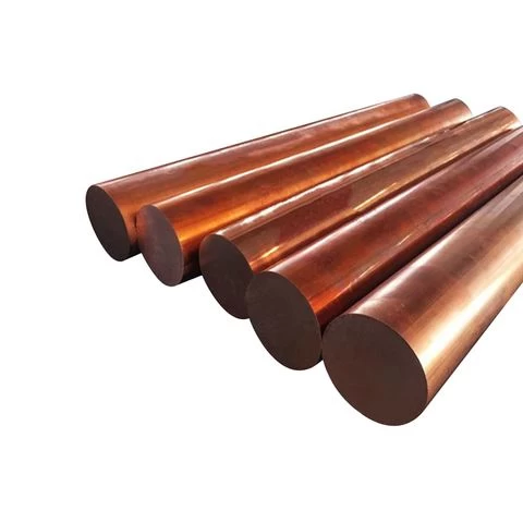 Factory price 8mm brass bars for forging plumbing fittings copper alloy rod phosphorus brazing rod copper clad grounding rod