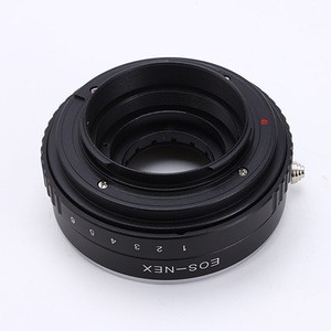 Factory price lens adapter for Canon eos to nex camera with apeture