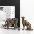 Import Factory Price Retro Entrance Office Cabinet Decoration Leopard Resin Crafts Animal Ornaments Statue Epoxy Resin Craft Decoration from China