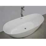 Factory Price vintage High Quality Soaking freestanding whirlpool white bathtub