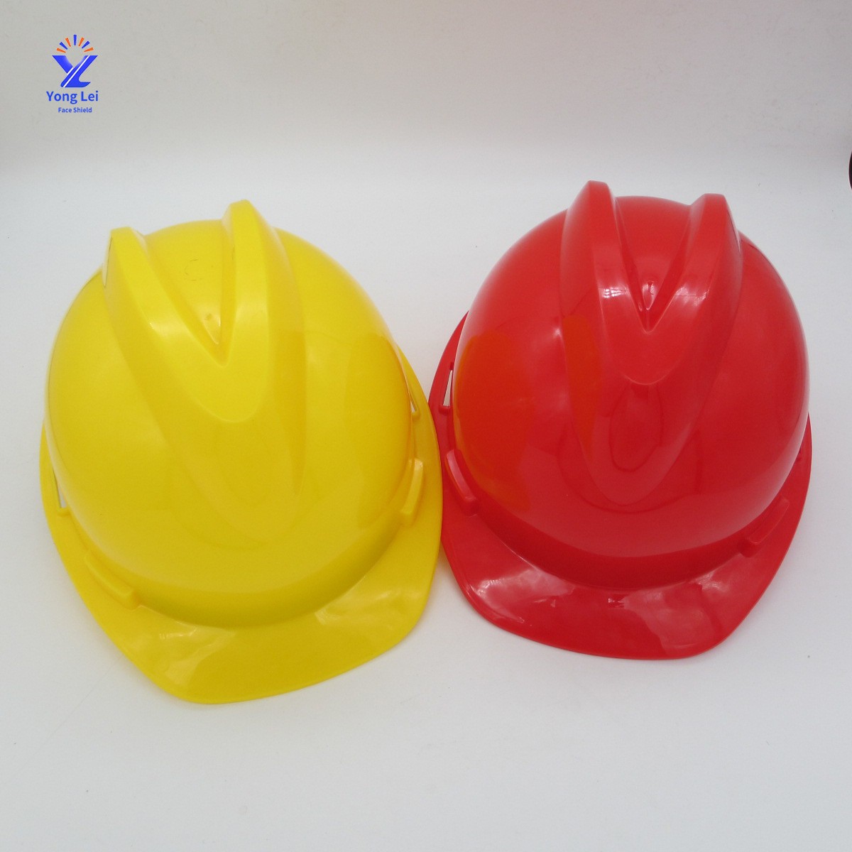 Factory Sales Construction Safety Helmet Anti-Smashing Breathable High Impact HDPE Helmet