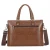 Factory wholesale men&#x27;s handbag business briefcase casual shoulder messenger men&#x27;s bag horizontal PU leather computer bag