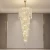 Import Factory wholesale modern pendant crystal Chandelier stair case light luxury Pendant Light from China