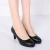 Import Factory Wholesale Pu Rubber Mid Heels Shoes High Heel Shoes Women from China
