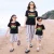 Import Family Matching Cotton Outfit T shirt+Shorts 2pcs Clothes Sets Casual Family Parent-Child Clothing from China