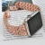 Import Fashion Luxury Diamonds Smart Watch Band Wrist Straps Metal Stainless Steel for Apple Watch SE 7 Series 38 40 41 42 44 45mm from China