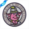 Fashion pig iron on embroidery garment patches
