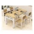 Import Fast Assembly Wood Dining Table With 4 Chairs Restaurant Dining Room Furniture from China