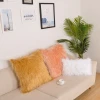 Faux fur modern custom sofa pillow case cushion set wholesale decorative faux fur throw pillow cover for home decor