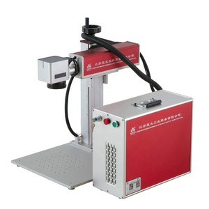 Fiber laser marking machine for logo series number QR code bar code printing