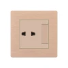 FIKO  Model 86 switch socket panel one-bit power switch with 2-pole power socket mobile phone charger plug