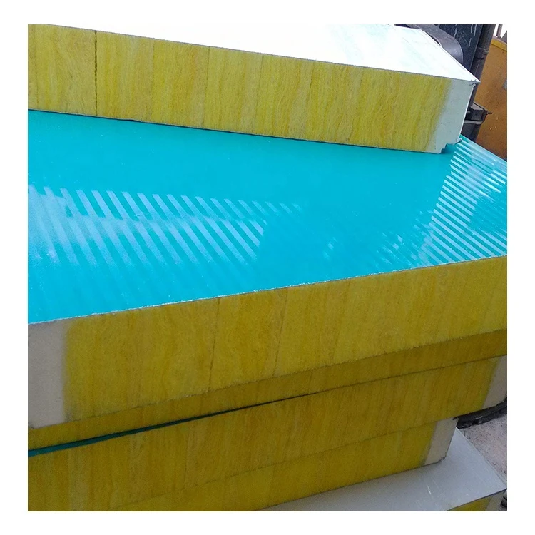 Flexible installation and good thermal insulation glass wool panel sandwich panels board building materials building