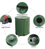 Flexible Rain Water Barrel  Storage Tank Saving Water Box Irrigation for Garden