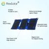 FlexSolar ETFE solar charger with MPPT control for mobile phone and power bank battery