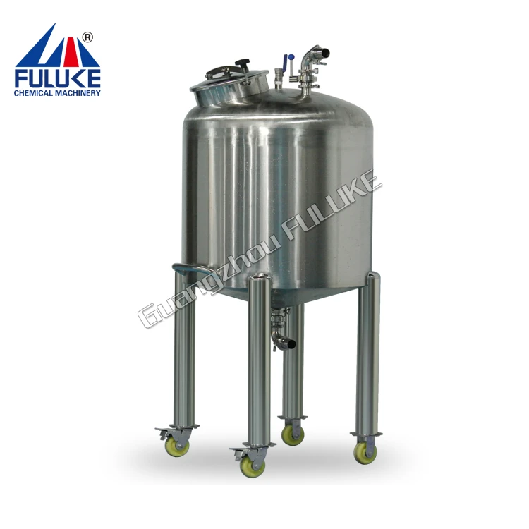 FLK high quality caustic soda storage tank, open top stainless steel tank, steel storage containers