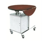 Foldable and movable service trolley