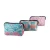 Import Folding makeup kit pouch pink ribbon zipper cosmetic bag from China