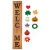 Import Folding Wooden Welcome Sign Including 10 Interchangeable Holiday Painted Plaques with Magnets for Front Door Decor from China