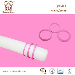 Fondant Rolling pin Guide Rings For Cake Decoration kitchen baking tools