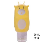 Food Grade BPA Free Leak Proof Silicone Travel Bottle Containers Portable Mini Travel Bottle Kit for Shampoo Lotion