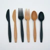 Food Grade compostable cornstarch flatware set kitchen cutlery sets
