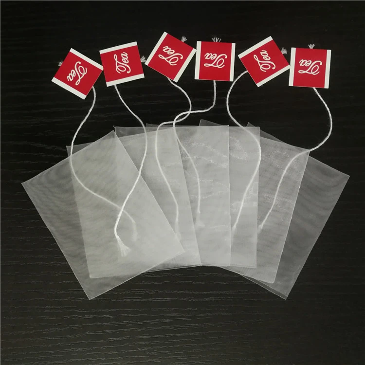 Food grade custom empty tea bag biodegradable nylon pyramid tea bags