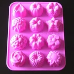 food grade silicone bakeware christmas baking dishes and pans mold