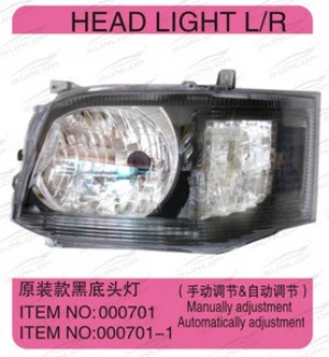For for hiace auto parts head light high roof #000701 hi ace van bus KDH 200