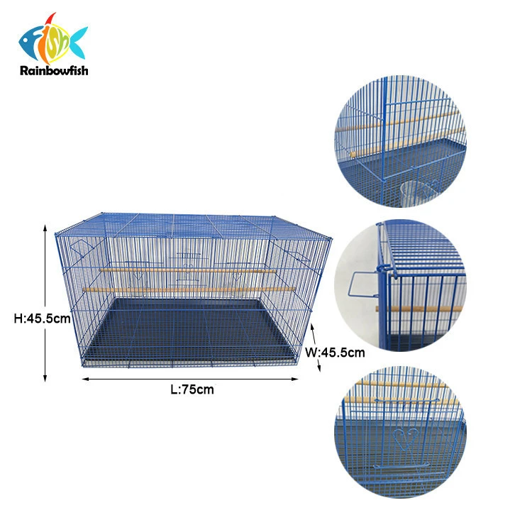 foshan pet cages custom thick wire small mini birds cage canary  macaw cockatiel breeding house animal cages