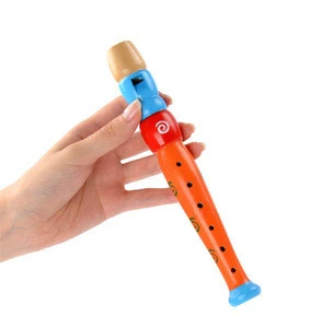 FQ brand colorful kids musical instrument toys wood flute