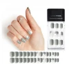 Free glue False Nail Tips 30pcs 3D Decoration Artificial Fingernails private label nail tip