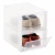 Import Free sample shoe rack transparent plastic storage shoe box from China